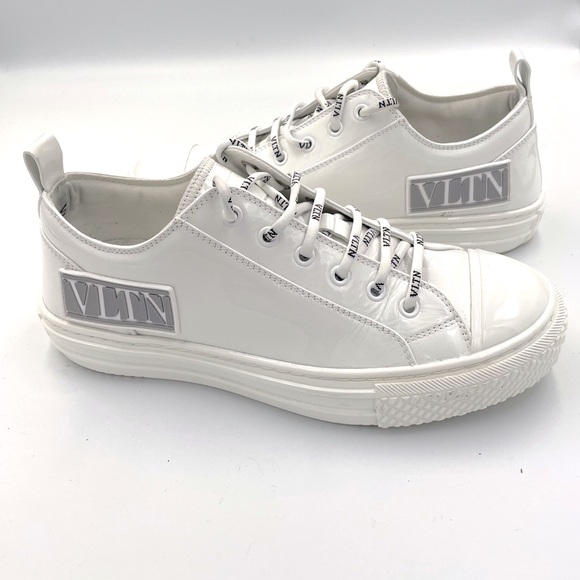Authentic Valentino Garavani VLTN Patent Giggies Low Top Sneakers - Picture 7 of 15